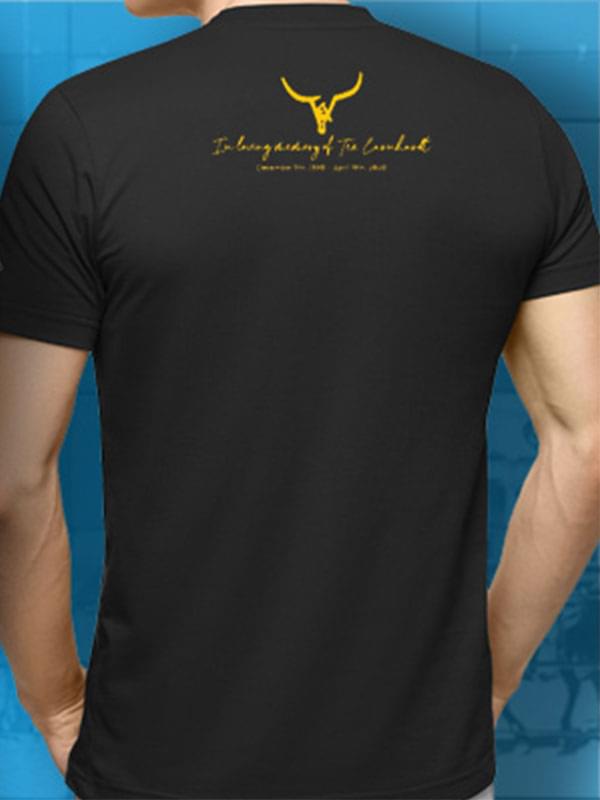 State Forty Eight black t-shirt back